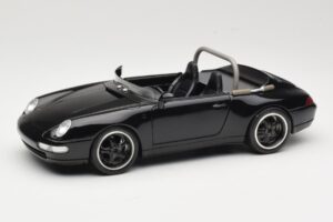 Porsche 911 993 Carrera Cabriolet Sort Bburago 1:18 3090-M1 Metal