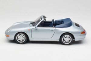 Porsche 911 993 Carrera Cabriolet Sølv Maisto 1:18 100299-M1 Metal — billede 4 af 8