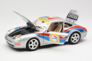 Porsche 911 993 Carrera Cup #1 1993 Bburago 1:18 3050-M2 Metal — billede 2 af 8
