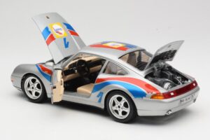 Porsche 911 993 Carrera Cup #1 1993 Bburago 1:18 3050-M2 Metal — billede 5 af 8