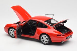 Porsche 911 993 Carrera Rød AUTOart 1:18 78132 Metal — billede 5 af 8