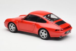 Porsche 911 993 Carrera Rød AUTOart 1:18 78132 Metal — billede 7 af 8