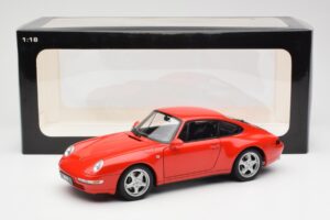 Porsche 911 993 Carrera Rød AUTOart 1:18 78132 Metal — billede 8 af 8