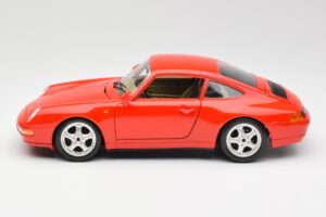 Porsche 911 993 Carrera Rød Bburago 1:18 3050 Metal — billede 4 af 8