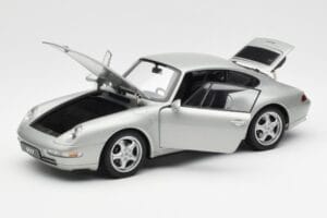 Porsche 911 993 Carrera Sølv AUTOart 1:18 78131 Metal — billede 2 af 8