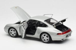 Porsche 911 993 Carrera Sølv AUTOart 1:18 78131 Metal — billede 5 af 8