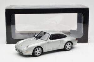 Porsche 911 993 Carrera Sølv AUTOart 1:18 78131 Metal — billede 8 af 8