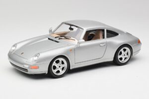 Porsche 911 993 Carrera Sølv Bburago 1:18 3050-M1 Metal