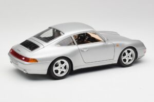 Porsche 911 993 Carrera Sølv Bburago 1:18 3050-M1 Metal — billede 5 af 8