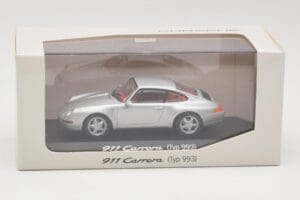 Porsche 911 993 Carrera Sølv Minichamps 1:43 WAP02003597 Metal — billede 4 af 4
