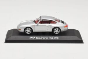 Porsche 911 993 Carrera Sølv Minichamps 1:43 WAP02003597 Metal