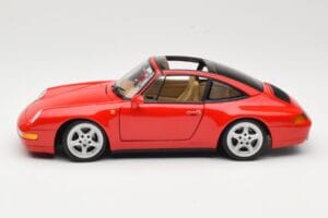 Porsche 911 993 Carrera Targa Rød UT Models 1:18 27821 Metal — billede 4 af 8