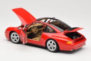 Porsche 911 993 Carrera Targa Rød UT Models 1:18 27821 Metal — billede 5 af 8