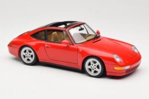 Porsche 911 993 Carrera Targa Rød UT Models 1:18 27821 Metal — billede 6 af 8