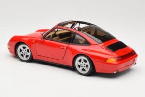 Porsche 911 993 Carrera Targa Rød UT Models 1:18 27821 Metal — billede 7 af 8