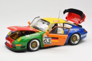 Porsche 911 993 GT2 #63 H. Muller / T. Trunk IMSA 1998 UT Models 1:18 39812 Metal — billede 2 af 8