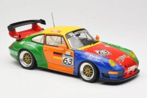 Porsche 911 993 GT2 #63 H. Muller / T. Trunk IMSA 1998 UT Models 1:18 39812 Metal — billede 6 af 8
