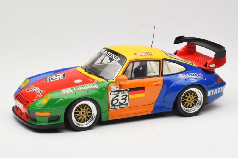 Porsche 911 993 GT2 #63 H. Muller / T. Trunk IMSA 1998 UT Models 1:18 39812 Metal