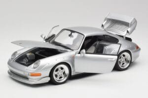 Porsche 911 993 GT2 Arctic Sølv Metallic UT Models 1:18 27831 Metal — billede 2 af 8