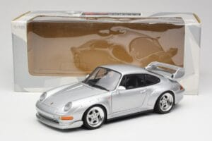Porsche 911 993 GT2 Arctic Sølv Metallic UT Models 1:18 27831 Metal — billede 8 af 8