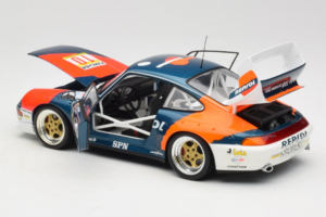 Porsche 911 993 GT2 #10 de Orleans / Saldana BPR Global GT Series 1996 UT Models 1:18 39632 Metal — billede 5 af 8