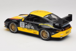 Porsche 911 993 GT2 #55 Sort & Gul Anson 1:18 30325-W Metal — billede 6 af 6