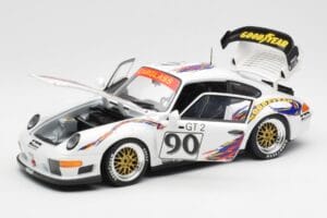Porsche 911 993 GT2 #90 Vert / Franco / K. Koen Daytona 24 Hours 1998 UT Models 1:18 39813 Metal — billede 2 af 8