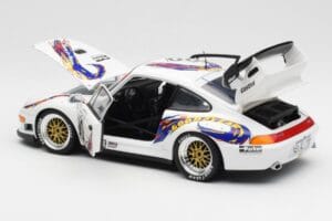 Porsche 911 993 GT2 #90 Vert / Franco / K. Koen Daytona 24 Hours 1998 UT Models 1:18 39813 Metal — billede 5 af 8