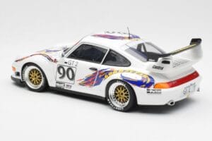 Porsche 911 993 GT2 #90 Vert / Franco / K. Koen Daytona 24 Hours 1998 UT Models 1:18 39813 Metal — billede 7 af 8