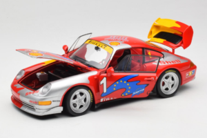 Porsche 911 993 GT2 RS #1 VIP Car Porsche Cup Germany 1995 UT Models 1:18 39514 Metal — billede 2 af 8