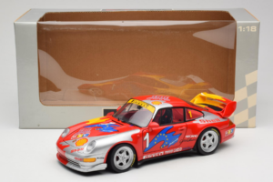 Porsche 911 993 GT2 RS #1 VIP Car Porsche Cup Germany 1995 UT Models 1:18 39514 Metal — billede 8 af 8