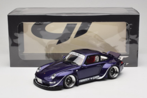Porsche 911 993 RWB Army Girl Lilla GT Spirit 1:18 GT562 Resin — billede 6 af 6