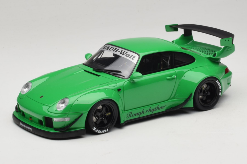 Porsche 911 993 RWB Grøn GT Spirit 1:18 GT074 Resin