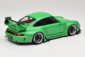 Porsche 911 993 RWB Grøn Gun Grey Wheels AUTOart 1:18 78151 Komposit — billede 3 af 8