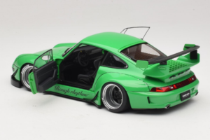 Porsche 911 993 RWB Grøn Gun Grey Wheels AUTOart 1:18 78151 Komposit — billede 5 af 8