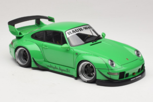 Porsche 911 993 RWB Grøn Gun Grey Wheels AUTOart 1:18 78151 Komposit — billede 6 af 8
