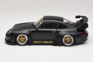 Porsche 911 993 RWB Matt Black With Gold Wheels AUTOart 1:18 78154 Komposit — billede 4 af 8