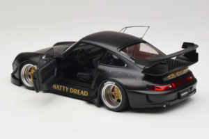 Porsche 911 993 RWB Matt Black With Gold Wheels AUTOart 1:18 78154 Komposit — billede 5 af 8