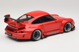 Porsche 911 993 RWB Rød Gun Grey Wheels AUTOart 1:18 78153 Komposit — billede 3 af 8
