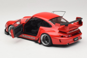 Porsche 911 993 RWB Rød Gun Grey Wheels AUTOart 1:18 78153 Komposit — billede 5 af 8