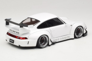 Porsche 911 993 RWB Hvid Gun Grey Wheels AUTOart 1:18 78150 Komposit — billede 3 af 8