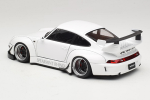 Porsche 911 993 RWB Hvid Gun Grey Wheels AUTOart 1:18 78150 Komposit — billede 7 af 8