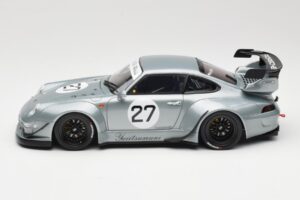 Porsche 911 993 RWB Yuiitsumuni Sølv GT Spirit 1:18 GT522 Resin — billede 3 af 6