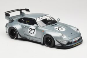 Porsche 911 993 RWB Yuiitsumuni Sølv GT Spirit 1:18 GT522 Resin — billede 4 af 6