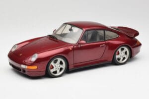 Porsche 911 993 Turbo Arena Rød Metallic UT Models 1:18 27811 Metal