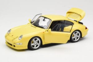Porsche 911 993 Turbo S Gul UT Models 1:18 27836 Metal — billede 2 af 8