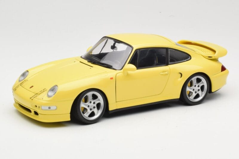 Porsche 911 993 Turbo S Gul UT Models 1:18 27836 Metal
