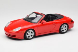 Porsche 911 996 Cabriolet Rød Gate 1:18 1051 Metal