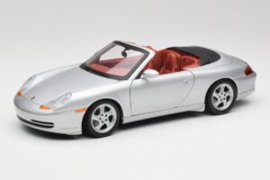 Porsche 911 996 Cabriolet Sølv Gate 1:18 1052 Metal