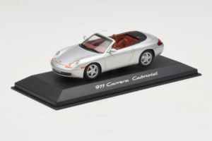 Porsche 911 996 Cabriolet Sølv Minichamps 1:43 WAP02004097 Metal — billede 2 af 4